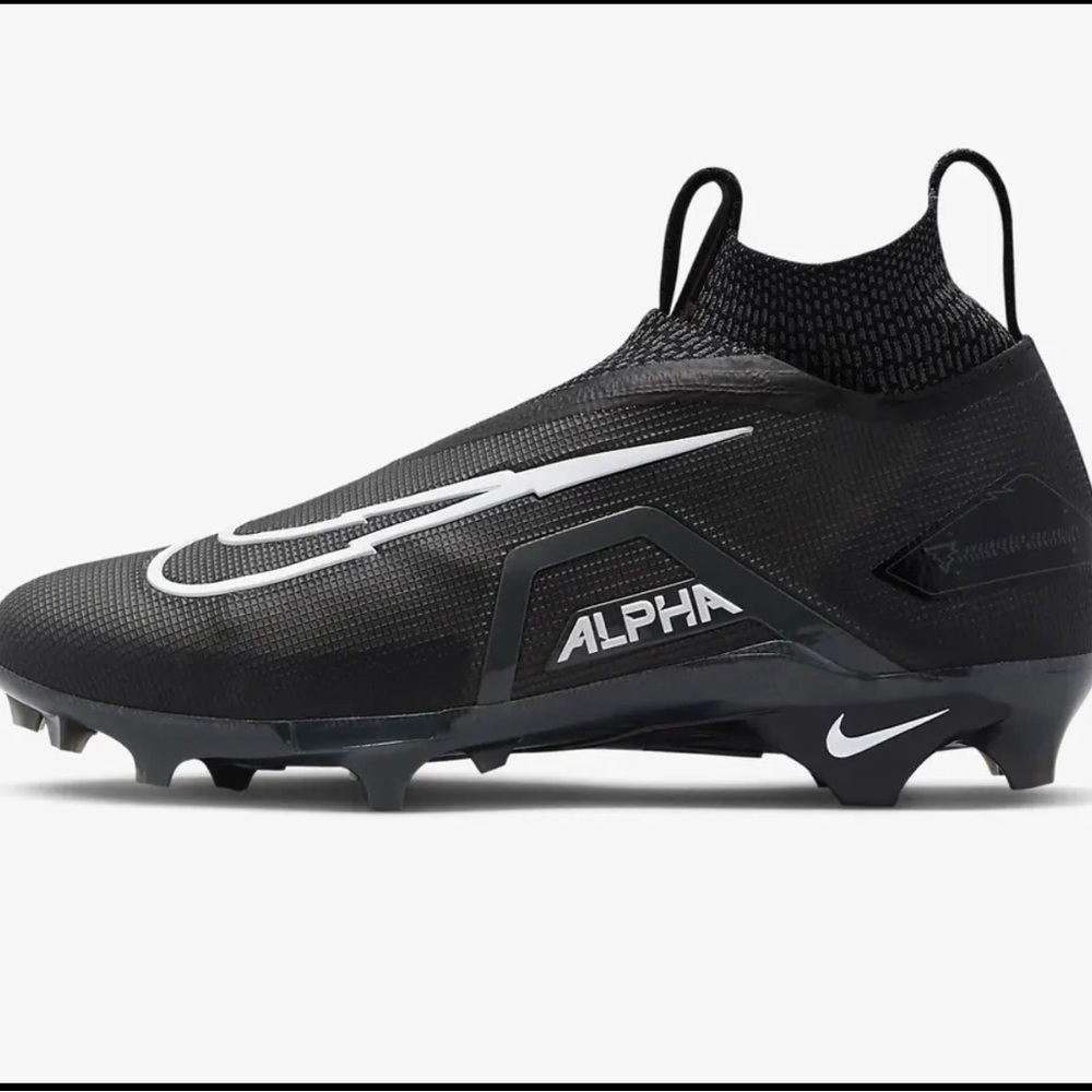 Nike Men’s 11 Alpha Menace Elite 3 Black/Grey/White Football Cleats CT6648-010